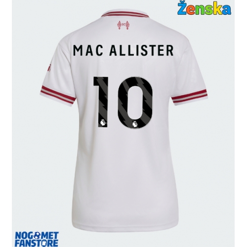 Liverpool Alexis Mac Allister #10 Gostujuci Dres za Ženska 2026-27 Kratak Rukav
